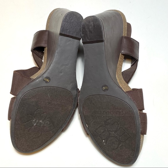BCBGeneration Brown Wedge Sandal Size 7.5 - Picture 8 of 10